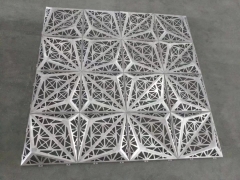 Laser Cut carved Aluminum Wall Panel