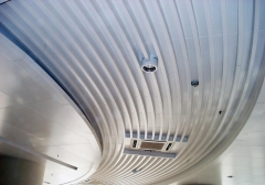 Powder Coating Curved Baffle Aluminum Ceiling