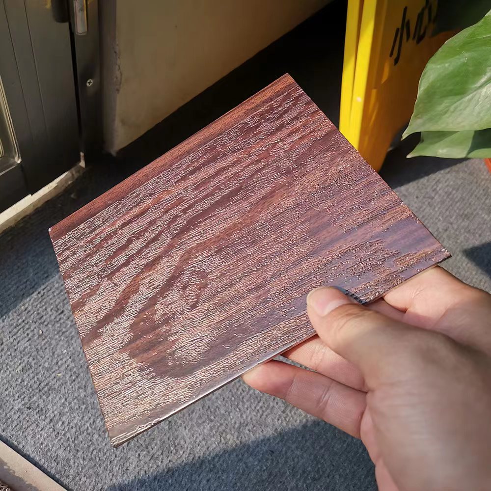 2.0mm 4D Etching Aluminium Wood Panel For Metal Curtain Wall