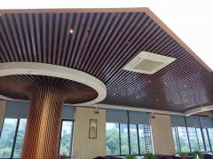 Aluminum Baffle Ceiling-Wooden grain