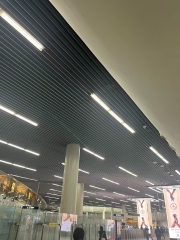 Aluminium baffle ceiling