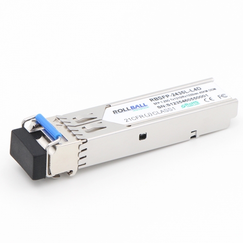 1000BASE-BX BIDI SFP 1310nm-TX/1550nm-RX 40km DOM LC SMF Module Gigabit 1.25Gbs Transceiver