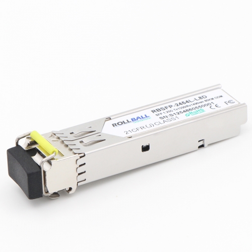 1000BASE-BX BIDI SFP 1550nm-TX/1490nm-RX 80km DOM LC SMF Module Gigabit 1.25Gbs Transceiver