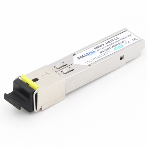 1000BASE-BX BIDI SFP 1550nm-TX/1310nm-RX 40km DOM SC SMF Module Gigabit 1.25Gbs Transceiver