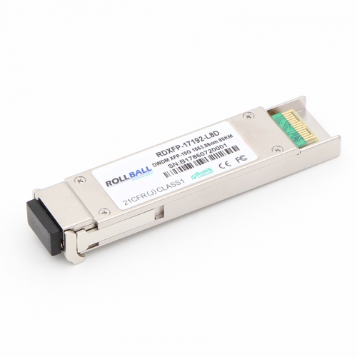 10GBASE DWDM XFP 10Gb/s C17-C61 100GHz 80km DOM LC SMF Module Transceiver