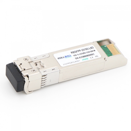 10GBASE-BX BiDi SFP+ 1270nm-TX/1330nm-RX 60km DOM LC SMF Module 10Gbs Transceiver