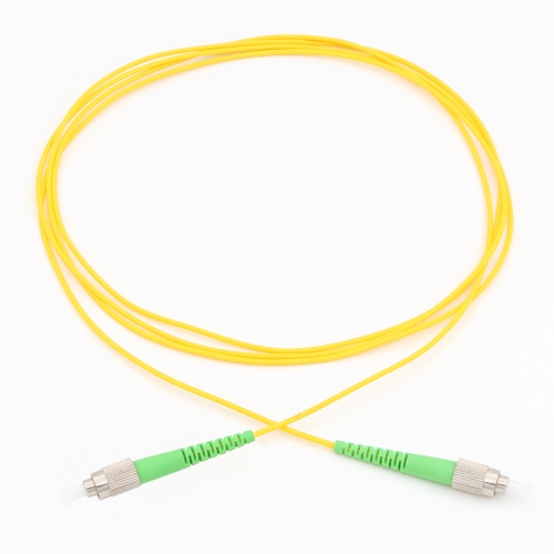 FC/APC-FC/APC Simplex OS2 9/125 SMF Fiber Patch Cable