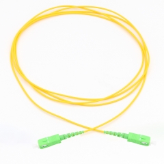 SC/APC-SC/APC Simplex OS2 9/125 SMF Fiber Patch Cable
