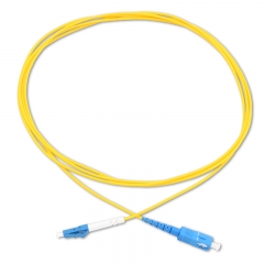 LC/UPC-SC/UPC Simplex OS2 9/125 SMF Fiber Patch Cable