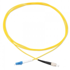 LC/UPC-FC/UPC Simplex OS2 9/125 SMF Fiber Patch Cable