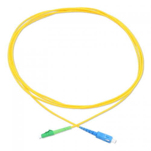 LC/APC-SC/UPC Simplex OS2 9/125 SMF Fiber Patch Cable