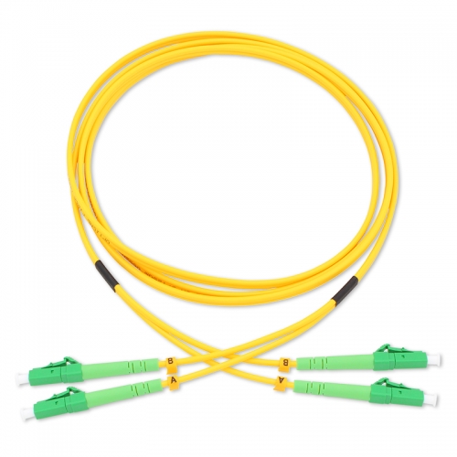 LC/APC-LC/APC Duplex OS2 9/125 SMF Fiber Patch Cable