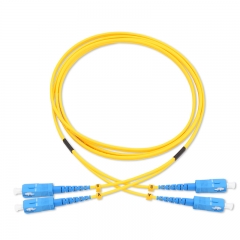 SC/UPC-SC/UPC Duplex OS2 9/125 SMF Fiber Patch Cable