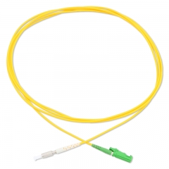 DIN-E2000/APC Simplex OS2 9/125 SMF Fiber Patch Cable