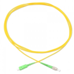 SC/APC-FC/APC Simplex OS2 9/125 SMF Fiber Patch Cable