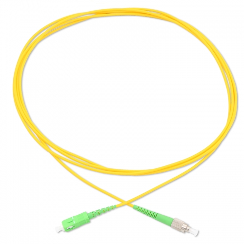 SC/APC-FC/APC Simplex OS2 9/125 SMF Fiber Patch Cable