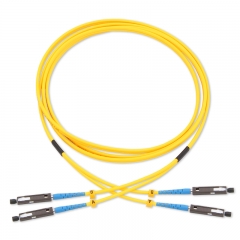 MU-MU Duplex OS2 9/125 SMF Fiber Patch Cable