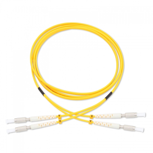 DIN-DIN Duplex OS2 9/125 SMF Fiber Patch Cable