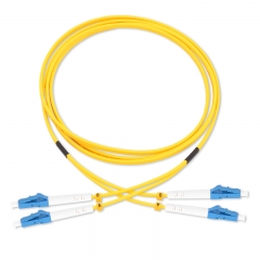 LC/UPC-LC/UPC Duplex OS2 9/125 SMF Fiber Patch Cable