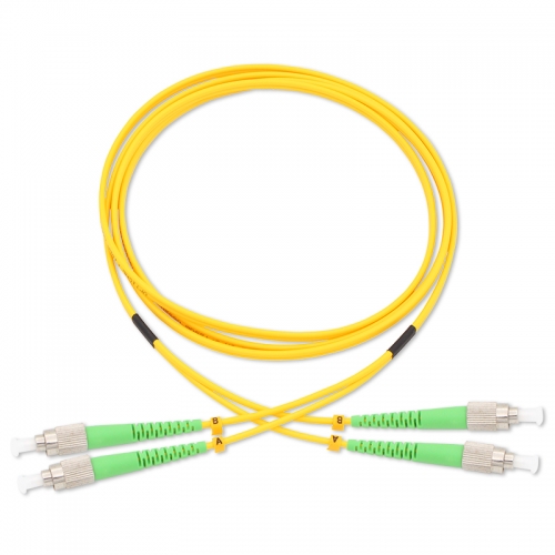 FC/APC-FC/APC Duplex OS2 9/125 SMF Fiber Patch Cable
