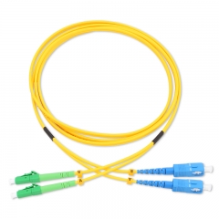 LC/APC-SC/UPC Duplex OS2 9/125 SMF Fiber Patch Cable