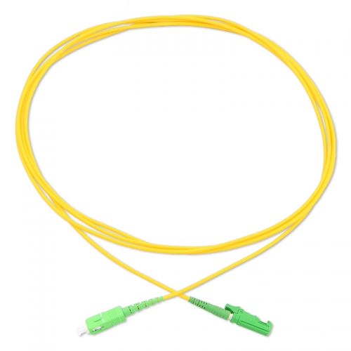 SC/APC-E2000/APC Simplex OS2 9/125 SMF Fiber Patch Cable