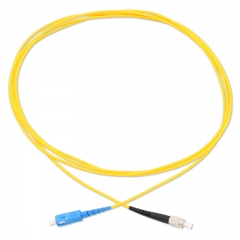SC/UPC-FC/UPC Simplex OS2 9/125 SMF Fiber Patch Cable