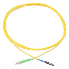 FC/APC-MU Simplex OS2 9/125 SMF Fiber Patch Cable