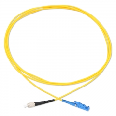 FC/UPC-E2000/UPC Simplex OS2 9/125 SMF Fiber Patch Cable