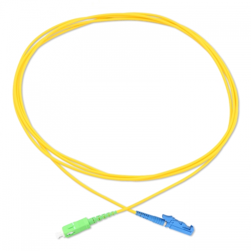 SC/APC-E2000/UPC Simplex OS2 9/125 SMF Fiber Patch Cable