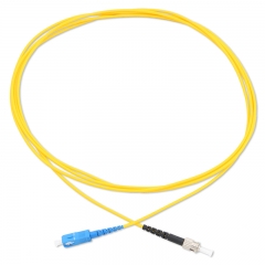 SC/UPC-ST/UPC Simplex OS2 9/125 SMF Fiber Patch Cable