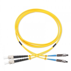 ST/UPC-MU Duplex OS2 9/125 SMF Fiber Patch Cable