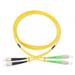 FC/UPC-FC/APC Duplex OS2 9/125 SMF Fiber Patch Cable
