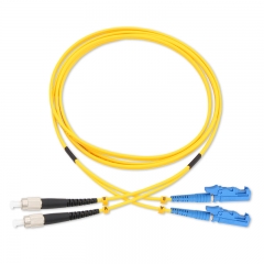 FC/UPC-E2000/UPC Duplex OS2 9/125 SMF Fiber Patch Cable