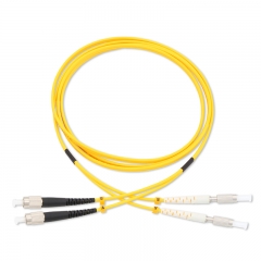 FC/UPC-DIN Duplex OS2 9/125 SMF Fiber Patch Cable