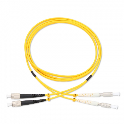 FC/UPC-DIN Duplex OS2 9/125 SMF Fiber Patch Cable