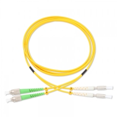 FC/APC-DIN Duplex OS2 9/125 SMF Fiber Patch Cable