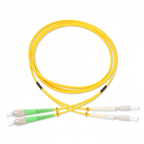 FC/APC-DIN Duplex OS2 9/125 SMF Fiber Patch Cable