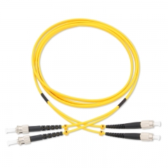 ST/UPC-FC/UPC Duplex OS2 9/125 SMF Fiber Patch Cable