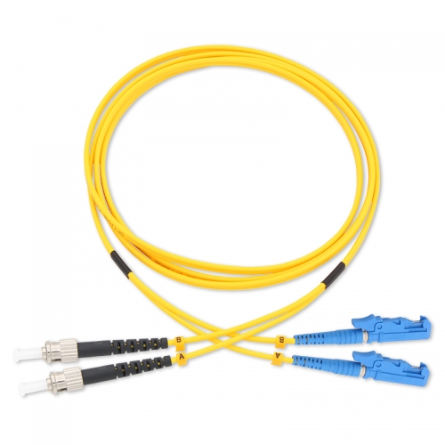 ST/UPC-E2000/UPC Duplex OS2 9/125 SMF Fiber Patch Cable