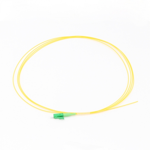 LC-APC Simplex OS2 9/125 Single-mode Fiber Optic Pigtail - 0.9mm PVC/LSZH