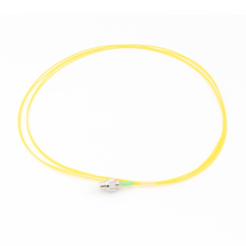 FC-APC Simplex OS2 9/125 Single-mode Fiber Optic Pigtail - 0.9mm PVC/LSZH