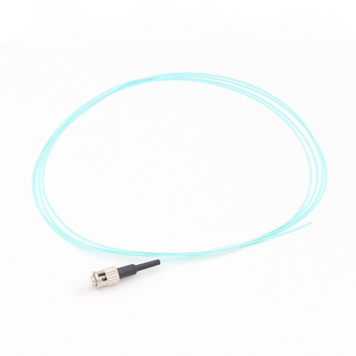 ST/UPC Simplex 10G OM3 Fiber Optic Pigtail - 0.9mm PVC/LSZH