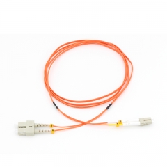 LC/UPC-SC/UPC Duplex OM1 62.5/125 Multi-mode Fiber Patch Cable