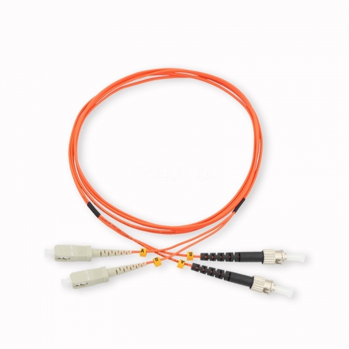 SC/UPC-ST/UPC Duplex OM2 50/125 Multi-mode Fiber Patch Cable