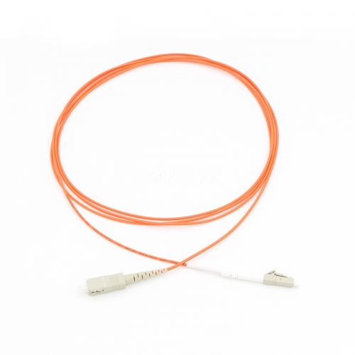 LC/UPC-SC/UPC Simplex OM2 50/125 Multi-mode Fiber Patch Cable