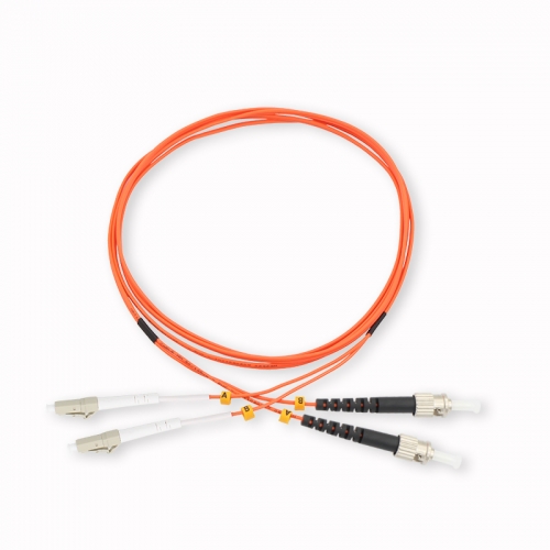 LC/UPC-ST/UPC Duplex OM1 62.5/125 Multi-mode Fiber Patch Cable