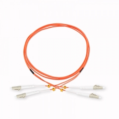 LC/UPC-LC/UPC Duplex OM2 50/125 Multi-mode Fiber Patch Cable