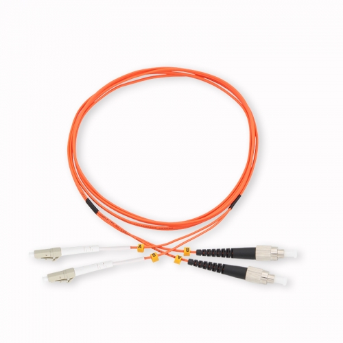 LC/UPC-FC/UPC Duplex OM1 62.5/125 Multi-mode Fiber Patch Cable