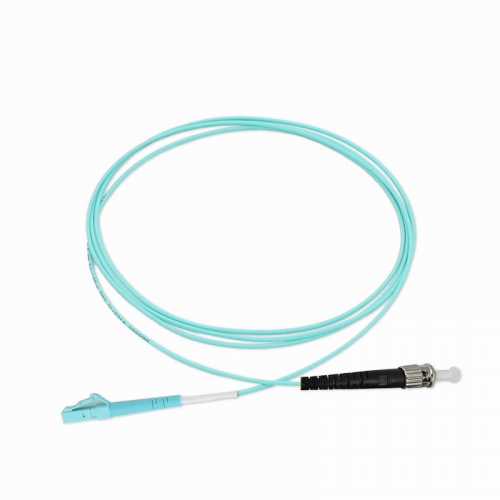 LC/UPC-ST/UPC Simplex OM3 50/125 Multi-mode Fiber Patch Cable